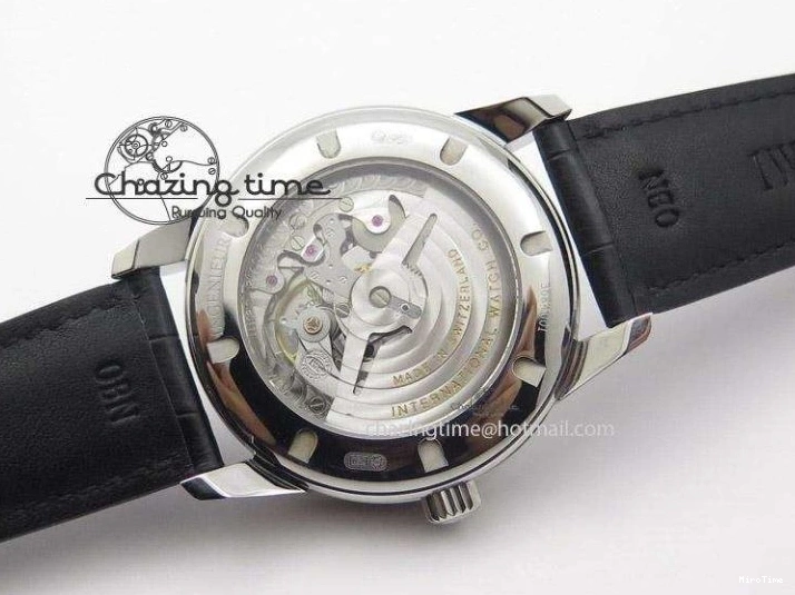 MIROTIME 0712 Ingeniuer St.Laurens SS White Dial MK 1:1 Best Edition On Black Leather Strap A Youthful 7363
